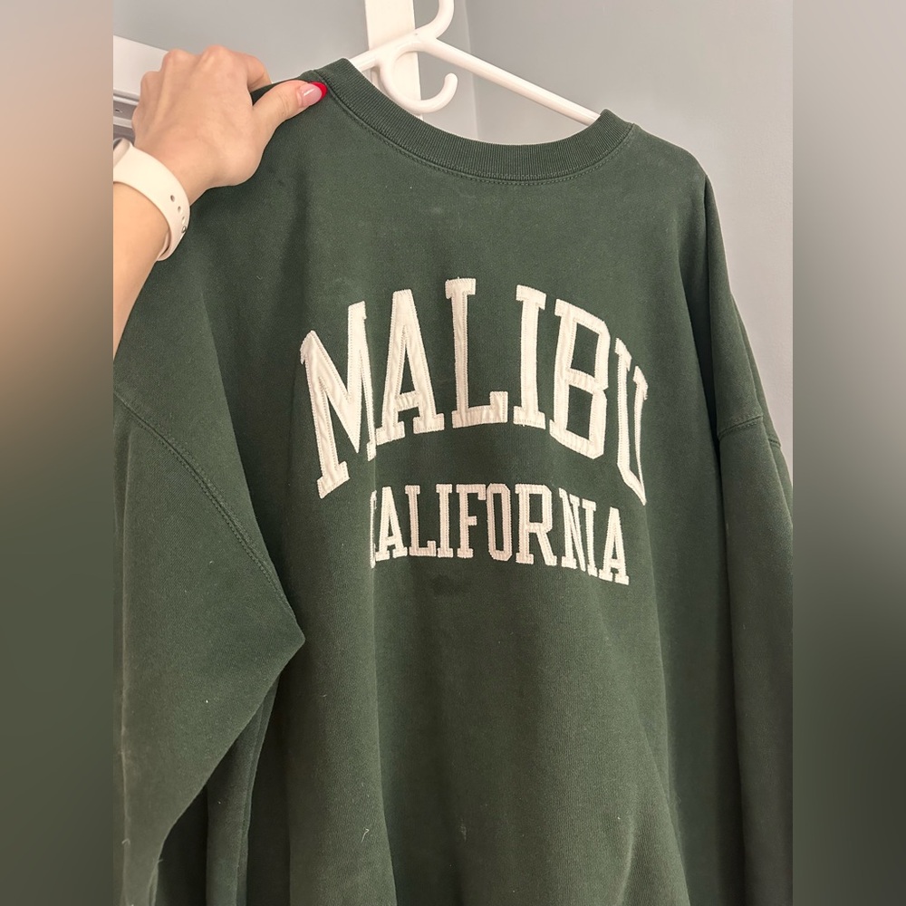 John galt green Malibu crewneck